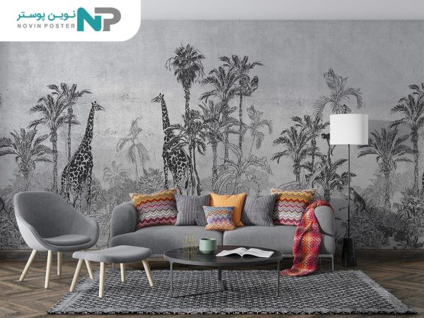 پوستر دیواری جنگل حیوانات 11011900_6778c136d61aa.jpeg