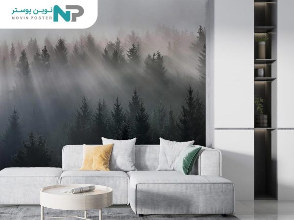 پوستر دیواری جنگل مه آلود 10016800_6778da99578cb.jpeg