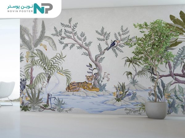 پوستر دیواری حیوانات و درخت 10212200_67699475bd12e.jpeg
