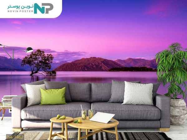 پوستر دیواری دریاچه بنفش 1462_6779ec132c219.jpeg