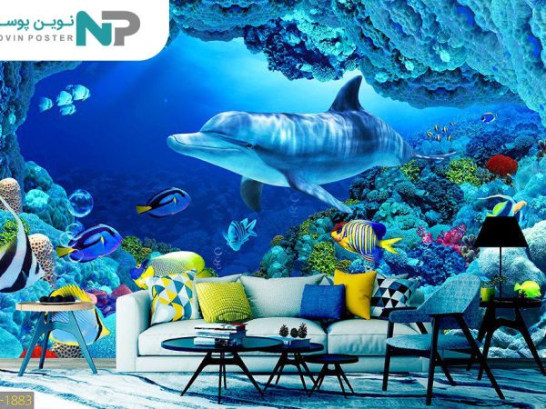 پوستر دیواری دلفین و ماهی 1883_676f443d47dd9.jpeg