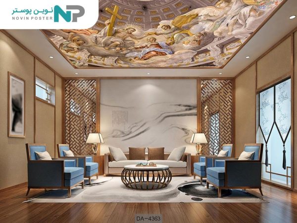 پوستر دیواری سقف طرح فرشته کد 4363_678019a151d66.jpeg
