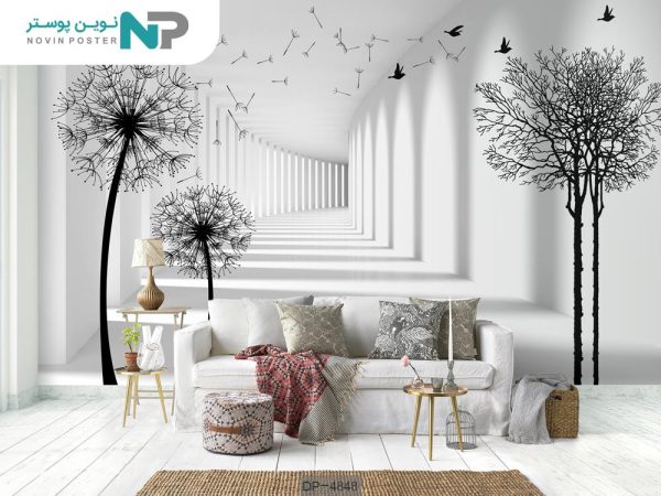 پوستر دیواری سه بعدی طرح قاصدک 4848_676ffd54ada9d.jpeg