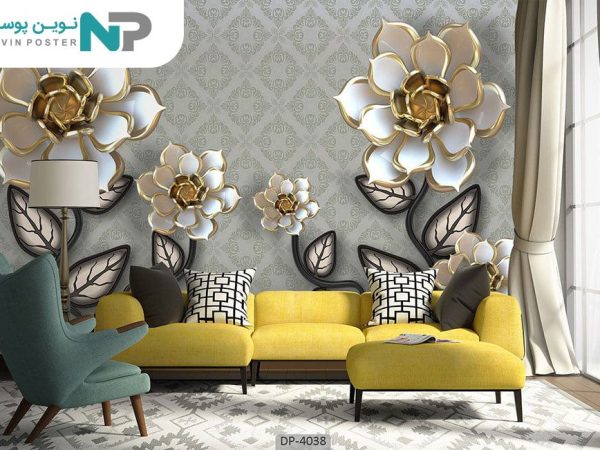 پوستر دیواری سه بعدی گل فانتزی 4038_67714bb6cfb5d.jpeg