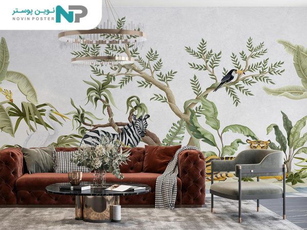 پوستر دیواری طرح حیوانات 10194400_676993e069fe0.jpeg