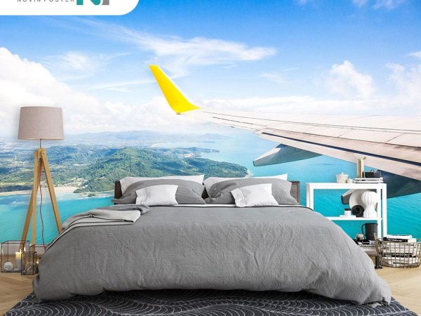 پوستر دیواری طرح دریا و هواپیما 3777_677a555e75ae0.jpeg