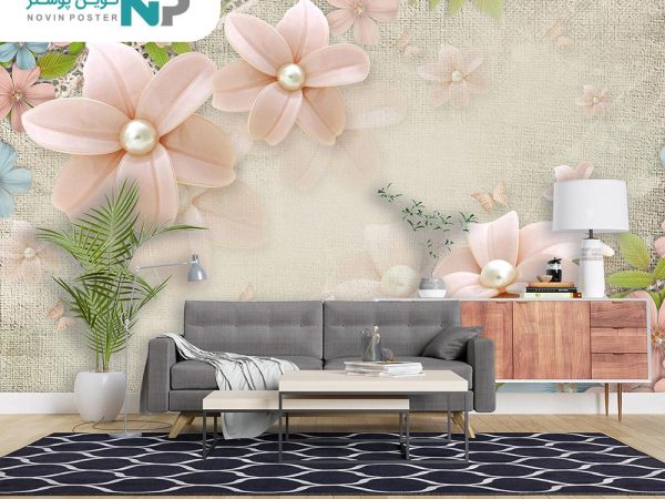 پوستر دیواری طرح گل فانتزی 2867_6779ca49b4aef.jpeg
