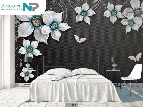 پوستر دیواری طرح گل فانتزی 2899_67795efd29c13.jpeg