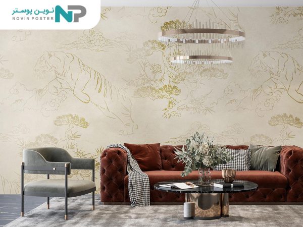 پوستر دیواری لاکچری ببر وحشی 10236000_676e441939578.jpeg