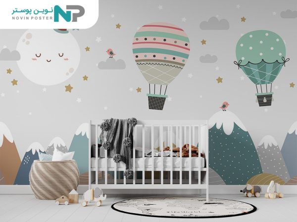 پوستر دیواری کودک بالن و ماه 11017300_6769897612d83.jpeg